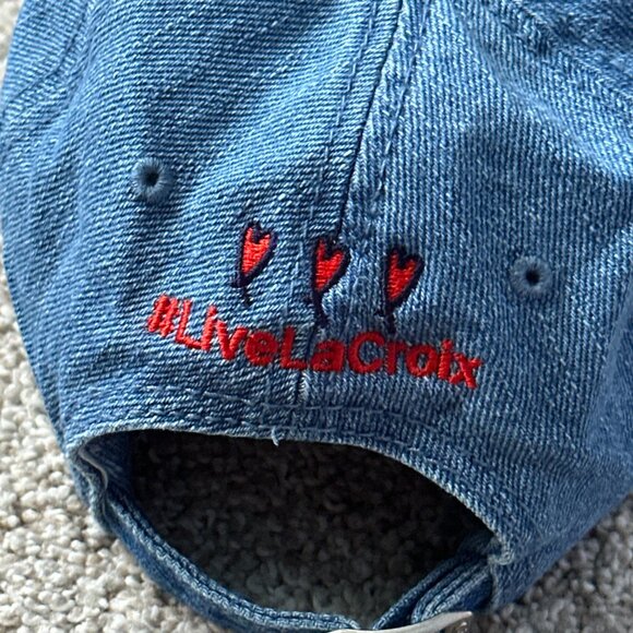 rare lacroix cola embroidered denim hat 🤍 - Picture 6 of 13